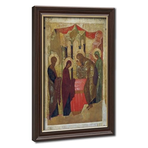 Poster Présentation de Jésus au Temple Rublev impression sur toile 40x60 cm