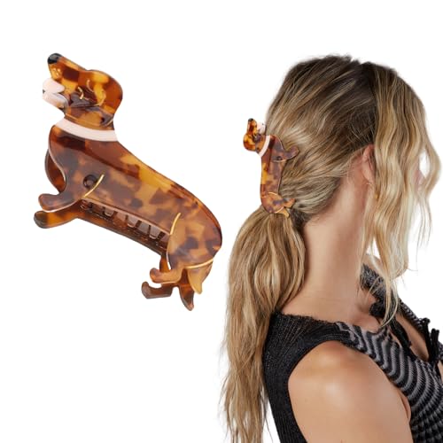 Versatile e alla moda: Che si tratti di un'uscita informale, una festa o un evento speciale, la molletta per capelli Cosmeria a forma di bassotto è un accessorio versatile che completa ogni look. Si abbina meravigliosamente a diversi abiti e acconciature, garantendo sempre un aspetto elegante.