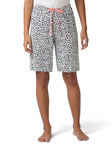 Image of HUE Women's Summer Vacation Pajama Separates, Soft, Whimsical Print Pjs with Tropical Beach Themes, Flip Flops, Cocktails