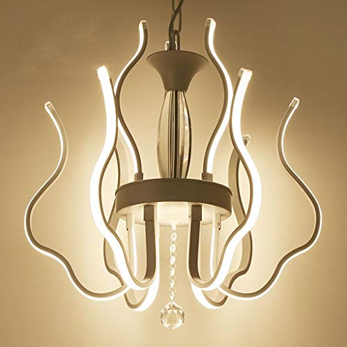 Lustre de décoration en fer forgé et acrylique postmoderne GZ pour maison et café