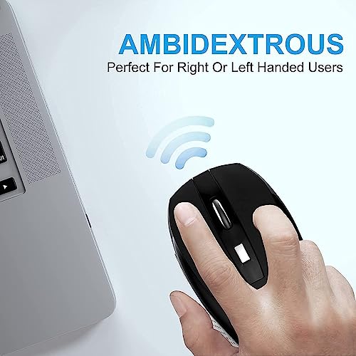 Image of Guiheng Wireless Mouse, 2.4Ghz Wireless Mouse Computer Mouse 1200DPI,6 Buttons with Nano Receiver for Laptop,PC,Chromebook,Computer,Notebook,Office-10 Pack