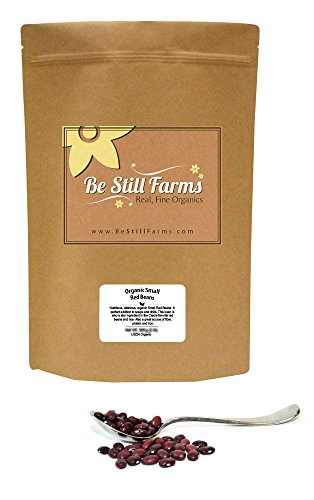 Be Still Farms Organic Small Red Beans (5lb) Red beans- Frijoles Naturas - Non GMO Beans - Organic Red Beans Bulk - Raw Vegan Beans Dried - Vegan Snack