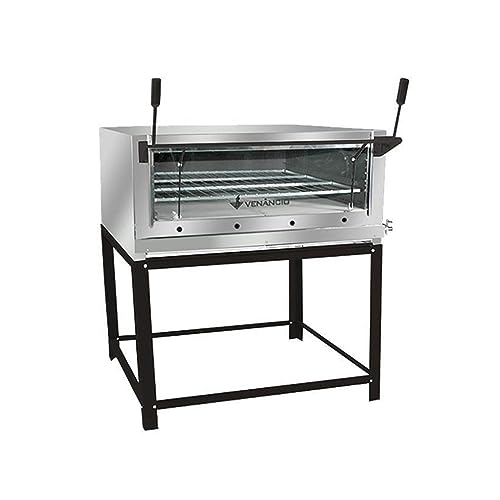 Forno Roma a Gás de Lastro com Pedra Refrataria 90cm Venâncio