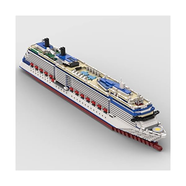 WWEI Technik Bausteine Schiff Celebrity Reflection Kreuzfahrtschiff, 3453 Teile 1:400 Schiff Spielzeug Modellbausatz… – Bild 4