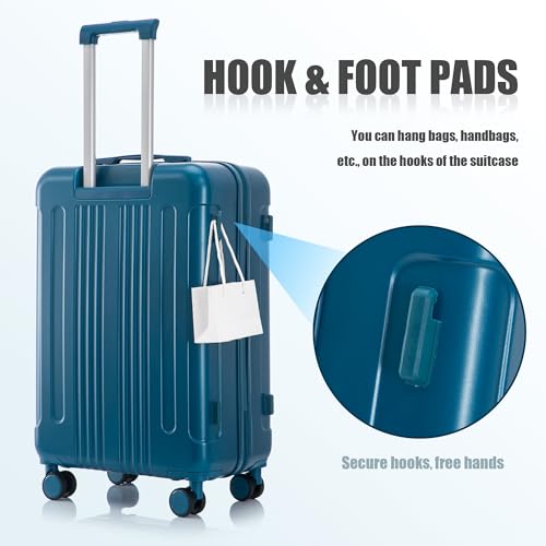 Image of Merax 3 pcs /set in ABS Spinner Wheel Luggage Set, Carry on Suitcase