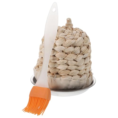 PRETYZOOM 1set Pancake Spreader Applicator Grilling Oil Brush for Pancakes Omelets Crepes Easy to Clean Kitchen Tool