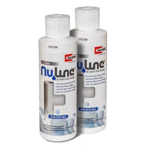 (2)-Pack Nu-Line Drain Cleaner 8 Ounce Bottle
