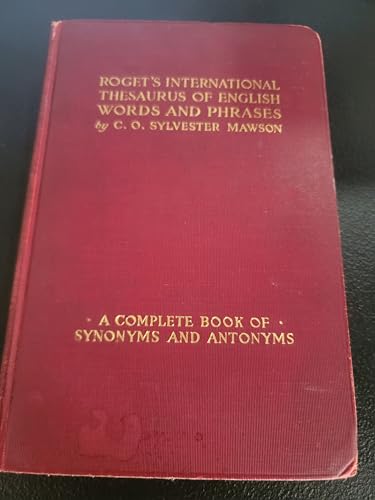 Roget's international thesaurus of English word... B000877INM Book Cover