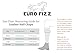 euro fizz Equestrian Women Half chap Gaiter Extra Grip Non Slip Full Grain Takey Cow Leather.Accurate Size Chart in Images. (Black, Large)