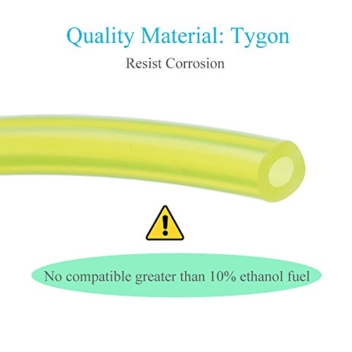Hoodell 4 Sizes Premium Petrol Fuel Line, 4 Feet Long Hose For Poulan, Craftman, Chainsaw, String Trimmer And Blower #TOP4