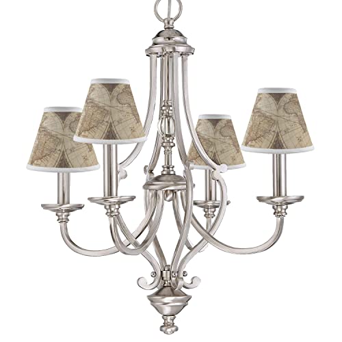 Rnk Shops MI-LAMP-SHADE-S+1315699 Vintage World Map Chandelier Lamp Shade thumb #3