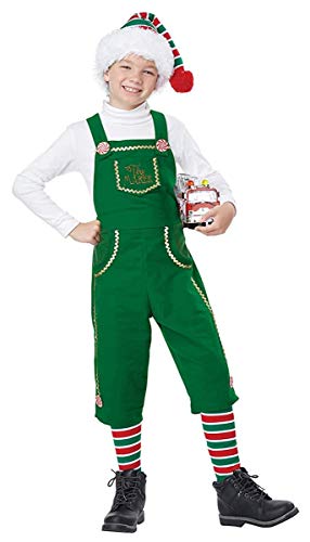 Disfraz Infantil Elfo Toymaker Verde California Costumes miniatura 1