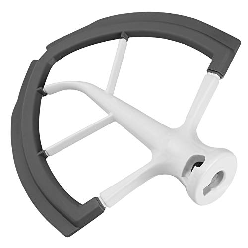 6 QT Flex Edge Beater Attachment for KitchenAid Bowl-Lift Stand Mixer, Flat Edge Beater for 6 Quart with Silicone Edges