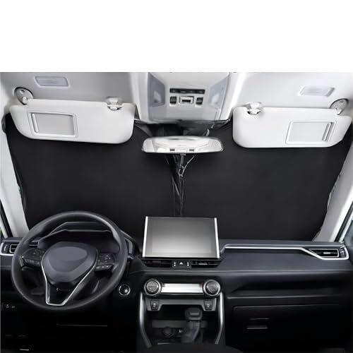 Parasole Auto Per Skoda Per Karoq 2018-2025 Parabrezza pieghevole per finestrini anteriori 'auto, blocca i raggi UV Tendine Parasole