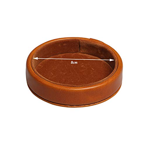 Reriver UNKNOWN Leatherette Dice Cup With Lid Includes 6 Dices, Velvet Interior Quiet In Shaking For Liars Dice Farkle Yahtzee Board Games thumb #3