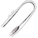 HowYouth - Cinturón - para mujer plateado Geometry Silver