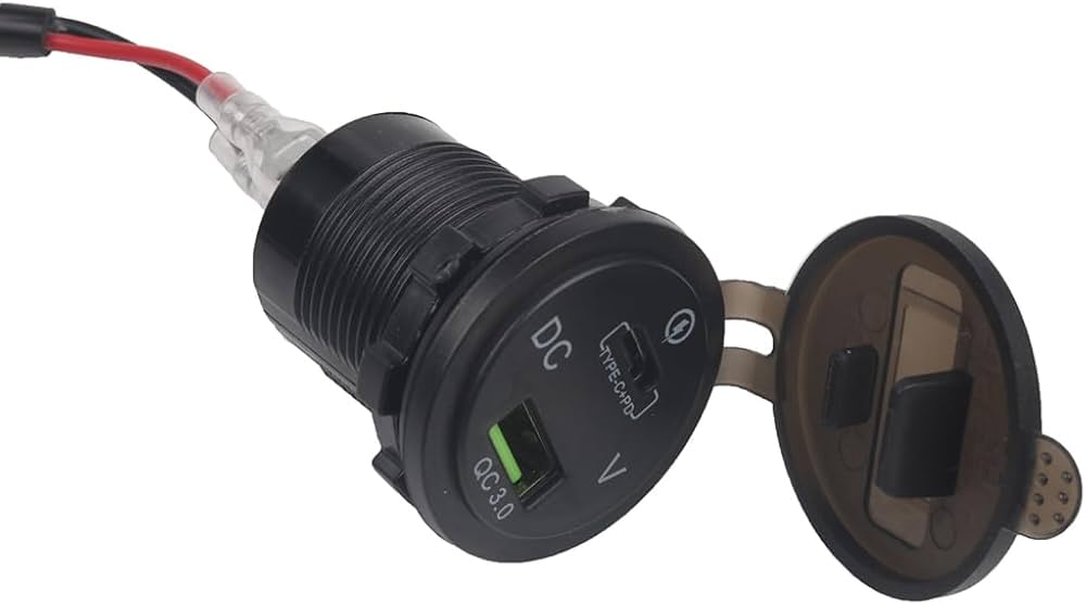 Kit Chargeur USB 12V Pour Honda Rebel 300 / 500 CMX500 – 2020-2023 – Neuf