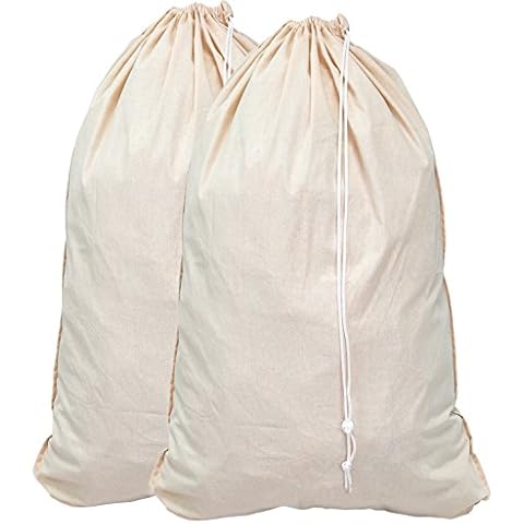 2 Pack Extra Large Cotton Laundry Bag Cover