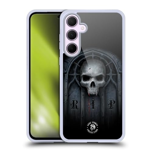 Head Case Designs �������C�Z���X Anne Stokes Await The Night Skull �S�V�b�N�W�F���P�[�X [�~���^���[�O���[�h�ی�] Samsung Galaxy A35 5G�Ή�