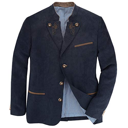 Gebr. Weis Trachtenjanker in dunkelblau Übergröße Cover