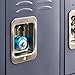Master Lock Light Blue Gym Locker Lock, Indoor Combination Padlock with Aluminum Cover for School Locker, 3-Digit Code, 1561DLTBLU