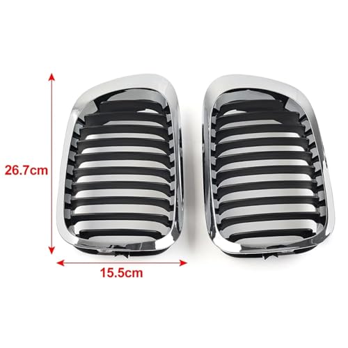 Rejilla de riñón delantera BMW E46 de 2 puertas 1999 2000 2001 2002 accesorios parachoques 2