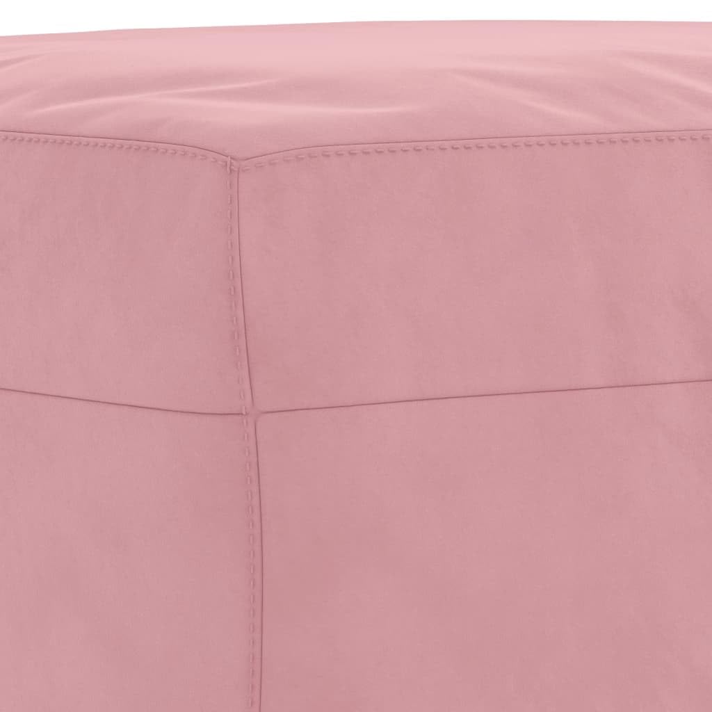 pouf poggiapiedi,pouf contenitore rotondo,Poggiapiedi rosa 70x55x41 cm in VellutoGeeignet für Wohnzimmer, Schlafzimmer, Bad