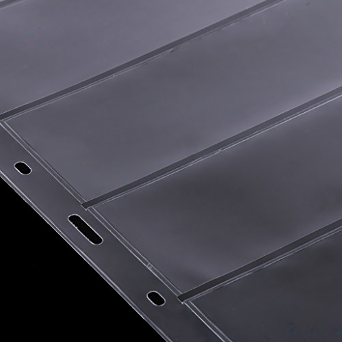 10 peças/Pacote de Álbum de Moedas para Moedas Coleção de Moedas - 5 Linhas