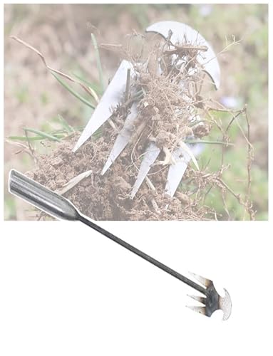 Herramienta manual de extracción de malezas, herramienta de artefacto de desmaleza, herramienta extractora de malezas con asa, desmalezadora de uso para jardín