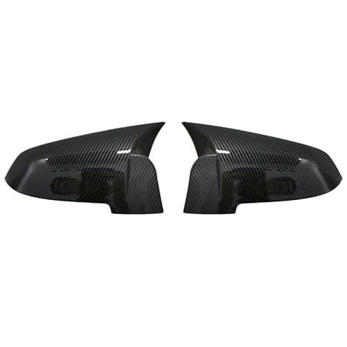 �~���[�V�F���n�E�W���O Bmw�ɓK�� 5 �V���[�Y F10 F11 F18 LCI 2014-2017 �o�b�N�~���[�J�o�[�E�C���O�T�C�h���A�r���[�L���b�v�Ԃ̃`���[�j���O�A�N�Z�T���[ �o�b�N�~���[�L���b�v(Carbon fiber pattern)