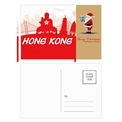 Cartes postales Père Noël porcelaine rouge lot de 20 correspondance