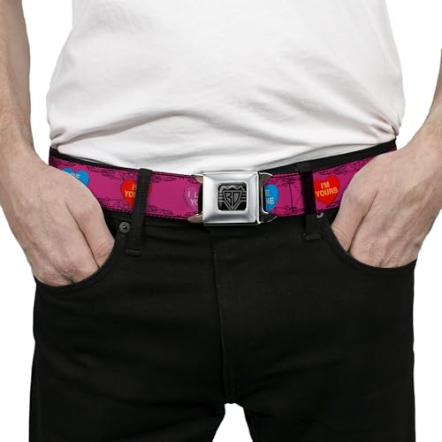 Cinturón Buckle-Down regular multicolor de 1.5 pulgadas de ancho ajustable para vaqueros 3