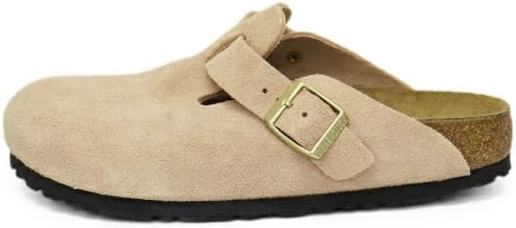 [ビルケンシュトック] 1026171 BOSTON ボストン スエードレザーサンダル LIGHT ROSE ナロー幅 37-約24