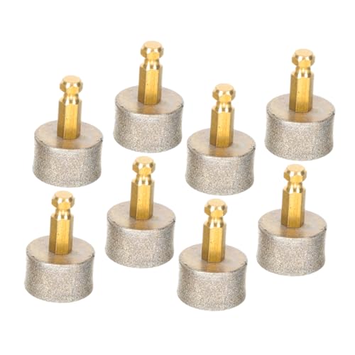BUGUUYO 8個 ペットネイルグラインダー 黒ピン ネーションマッスルパッチ 吸盤ドアハンドル 祭りリスの髪留め 犬のマニ 犬用爪やすり電動 犬の爪グリップ 金属 Golden