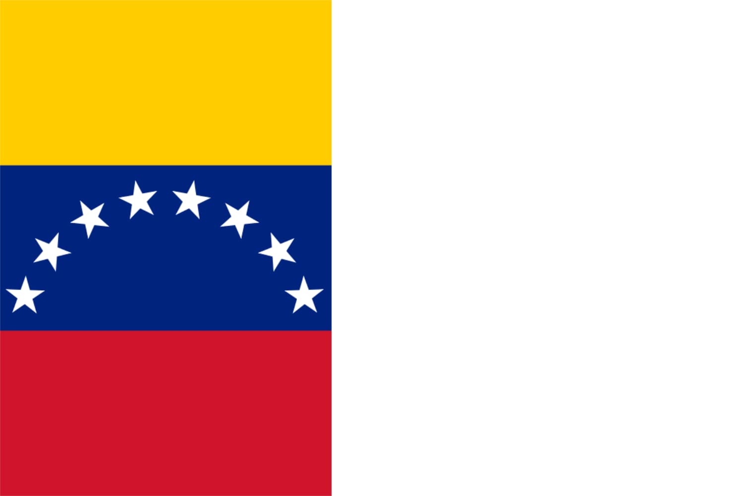 Drapeau Venezuelan Air Force haut de gamme en tissu paysage de 1.35m²