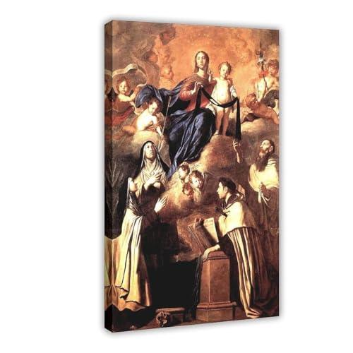 Our Lady of Mount Carmel poster WCYB pour un coin prière serein et élégant