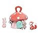 Lambs & Ivy Interactive Plush Mushroom House with Stuffed Animal Toys