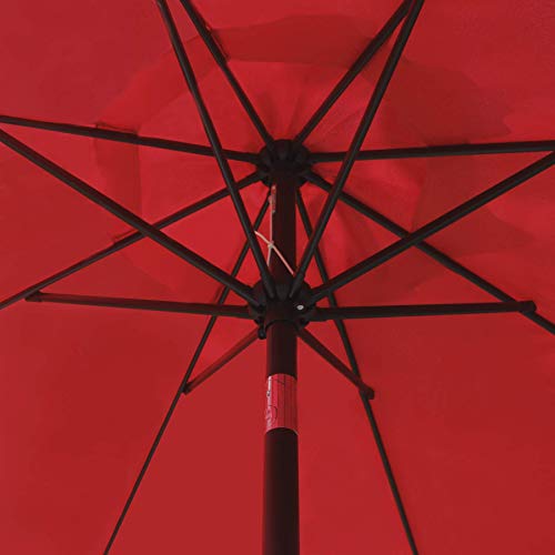 Sunnyglade 9' Patio Umbrella Outdoor Table Umbrella with 8 Sturdy Ribs (Red) Sunnyglade 9' Patio Umbrella Outdoor Table Umbrella with 8 Sturdy Ribs (Red)