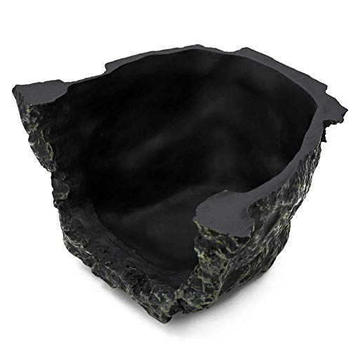 MUALROUS Reptile Rock Hideout - Reptile Hide Cave for Bearded Dragon, Tortoise, Small Lizards, Fish & Amphibians - Image 7