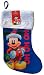 Disney Mickey Mouse 18" Jersey Christmas Stocking w/ Plush Cuff
