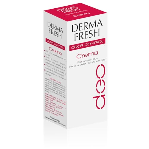 Dermafresh Odor Control, Deodorante Attivo in Crema, Antiodore, 30 ml