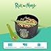 Culture Fly Rick and Morty Microwave Ramen Bowl Set with Chopsticks and Spoon, 16 oz Ceramic Instant Noodle Bowls with Chopsticks, Ramen Noodle Bowl, Rice Bowl Anime Gifts for Men