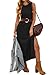 RUMIA Summer Dresses for Women 2026 Casual Sleeveless Long Maxi Dress with Pockets Black S