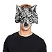 heytech Wolf Mask Scary Mask Cosplay for Festival Party for Women,Men,Kids,Boy,Girl(Wolf mask)