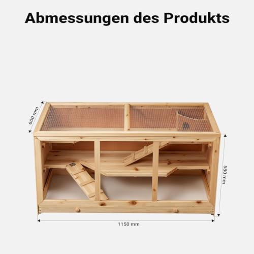 Wiltec Gabbia XXL per criceti e roditori