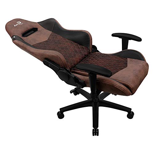 Aerocool-DUKE-Silla-Gaming-AeroSuede-Transpirable-Respaldo-Ajustable-Rojo