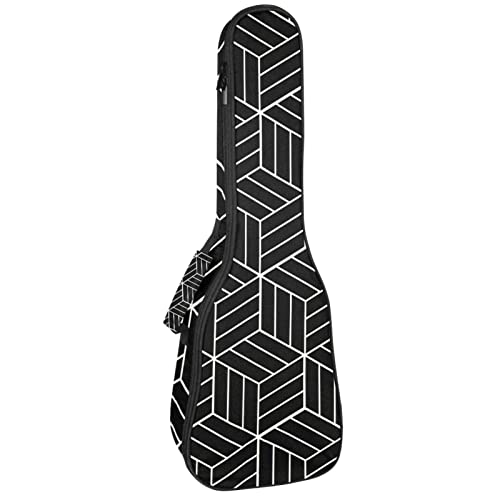 Sac rembourré de 10 mm pour ukulélé concert anti-choc au design japonais