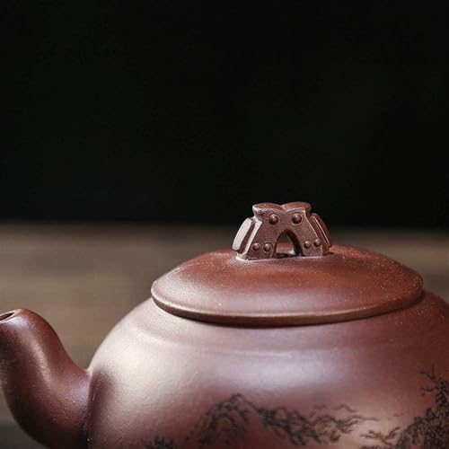 Théière Yixing Sable Violet Artisanale - Bouilloire Thé Chinois - 7