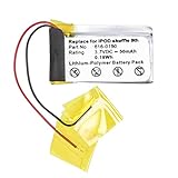 Ladbar: mit Originalnetzteil Akku-King Akku kompatibel mit Apple 616-0150, 616-0548 - Li-Polymer 50mAh - für iPod Shuffle 4. / 5. Generation/BENQ 3D Glass