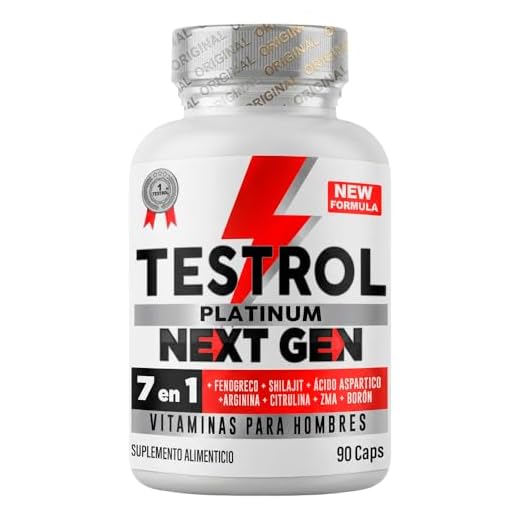Shilajit y Fenogreco, Formula Avanzada para Hombres con Precusor de No2 - Arginina, Citrulina, Zma, Ácido aspártico, Maca y Borón. Testrol Platinum Next Gen 7 en 1. 90 cápsulas.